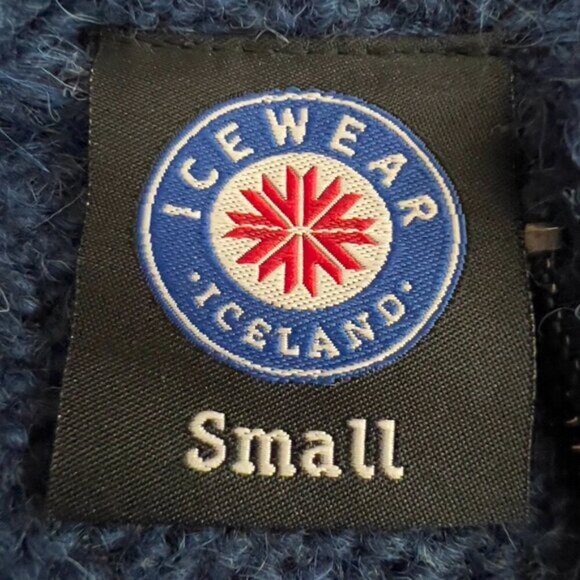 Icewear Elis Icelandic Wool Unisex Zip Cardigan Sweater – Blue/Gray  Mens Small - Picture 9 of 10